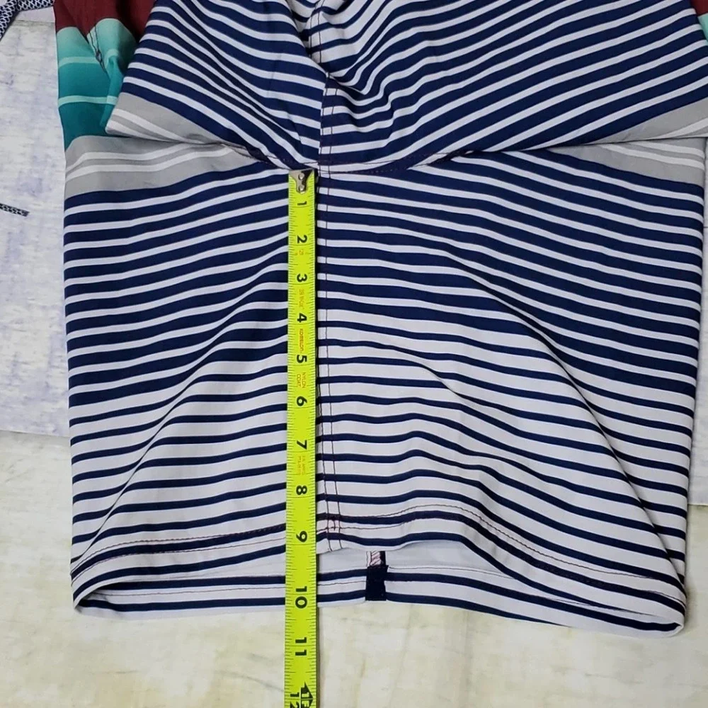 Men's George Striped Hybrid Board Shorts